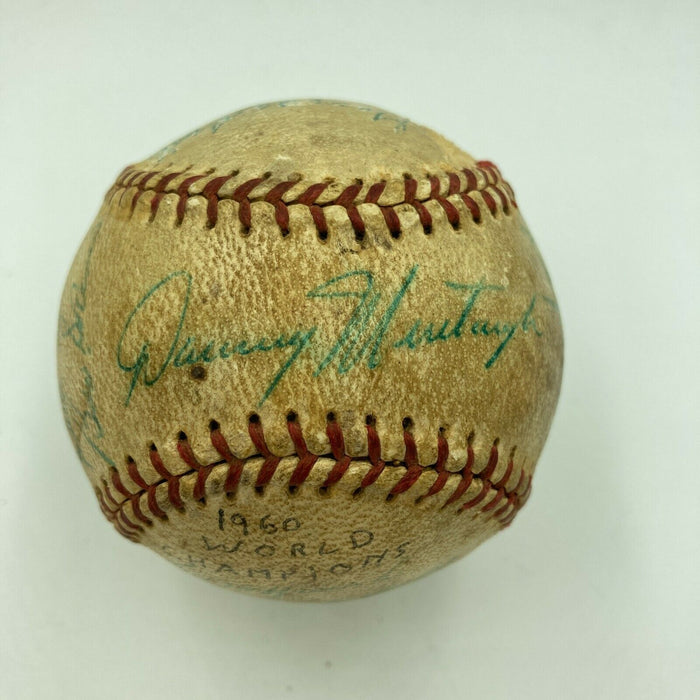 1960 Pittsburgh Pirates World Series Champs Team Signed National League Baseball