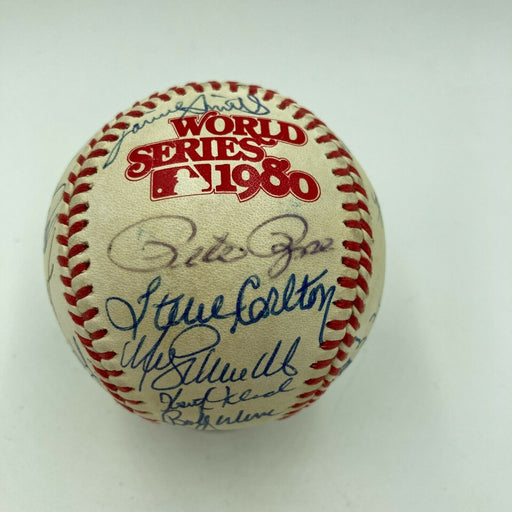 1980 Philadelphia Phillies World Series Champs Team Signed Baseball With JSA COA