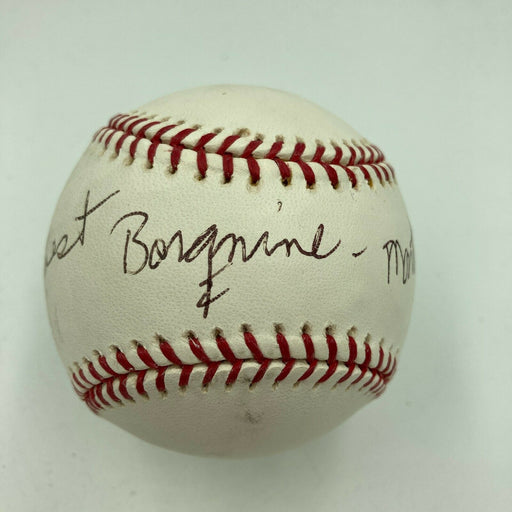 Ernest Borgnine "Marty" Signed Autographed MLB Baseball Celebrity JSA COA