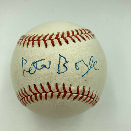 Peter Boyle Signed Autographed Official Major League Baseball Celebrity JSA COA