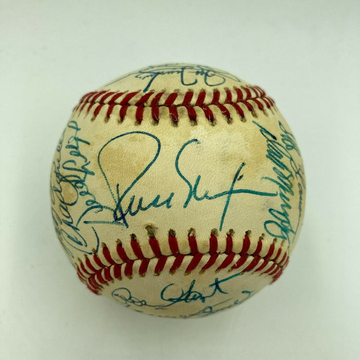 1988 Atlanta Braves Team Signed Autographed Official National League Baseball