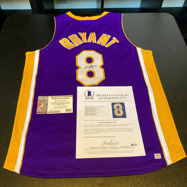 Kobe Bryant Signed Jersey (Beckett & PSA)
