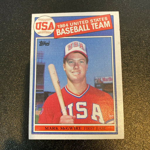1985 Topps #401 MARK MCGWIRE Rookie RC