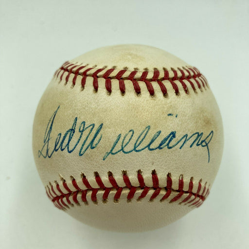 Ted Williams Signed Autographed Official American League Baseball JSA COA