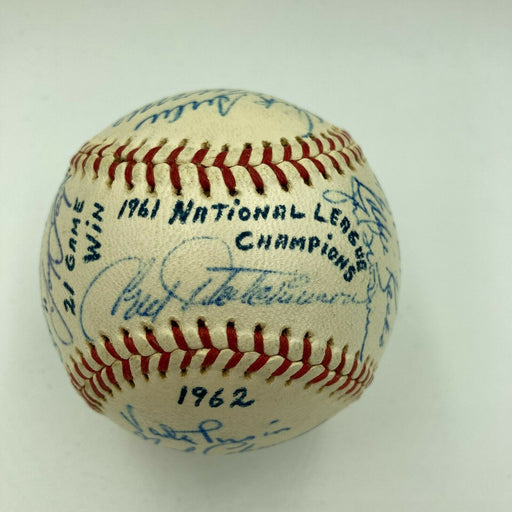 The Finest 1961 Cincinnati Reds NL Champs Team Signed Baseball With Beckett COA