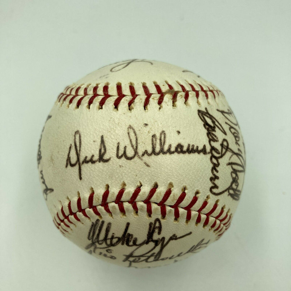 1967 Boston Red Sox AL Champs Team Signed American League Baseball JSA COA