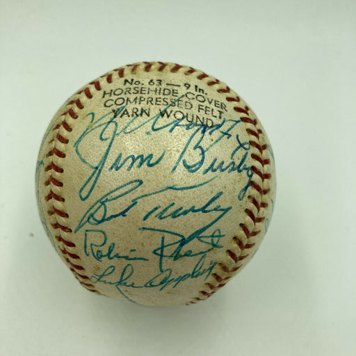 1973 MLB Alumni Hall Of Fame Multi Signed Baseball With Nellie Fox PSA DNA COA