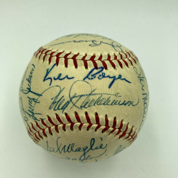 Beautiful 1958 St. Louis Cardinals Team Signed Baseball Stan Musial JSA COA