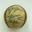 1955 Cleveland Indians Team Signed Game Used American League Baseball