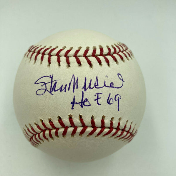 Stan Musial Hall Of Fame 1969 Signed Major League Baseball JSA COA