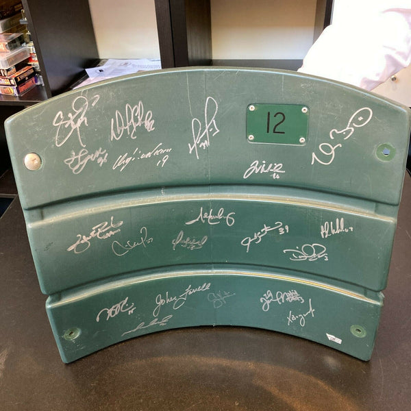 2013 Boston Red Sox World Series Champs Team Signed Fenway Seatback Fanatics