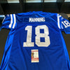Peyton Manning Signed Authentic Reebok Indianapolis Colts Game Jersey JSA COA