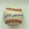 Nice Ted Williams Signed Autographed American League Baseball Mint Sig JSA COA