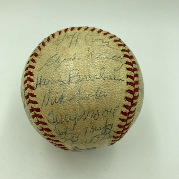 1946 St. Louis Cardinals World Series Champs Team Signed Baseball PSA DNA COA