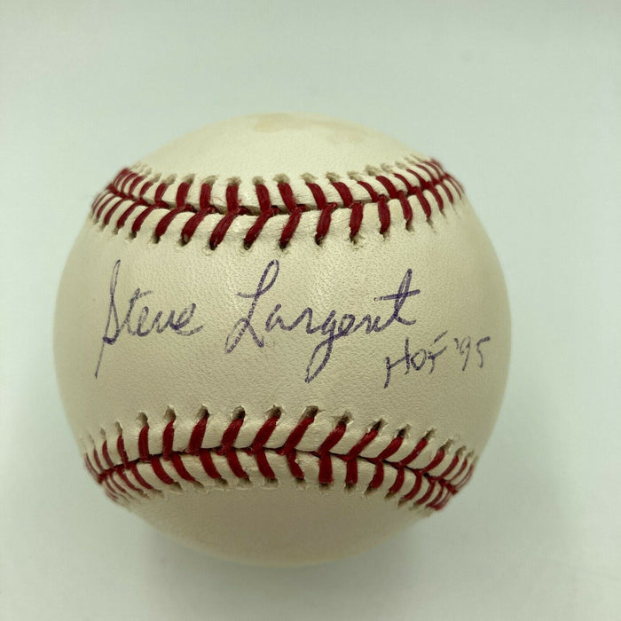 Steve Largent HOF 1995 Signed Autographed Baseball NFL JSA COA