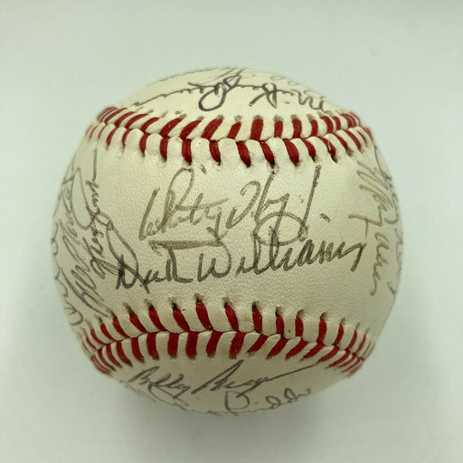 Dick Williams Orlando Cepeda Baseball Legends Signed Baseball 27 Sigs