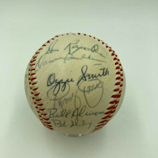 Ozzie Smith Rookie 1978 San Diego Padres Team Signed Autographed Baseball