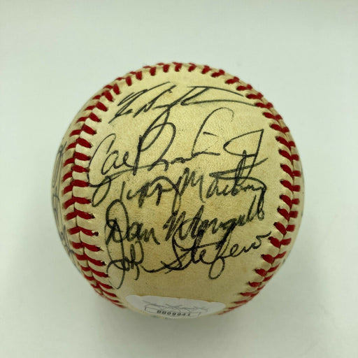 1983 Baltimore Orioles World Champions Team Signed Baseball Cal Ripken JSA