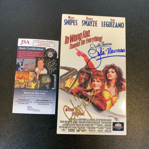 Julie Newmar Signed To Wong Foo Thanks For Everything VHS Movie JSA COA