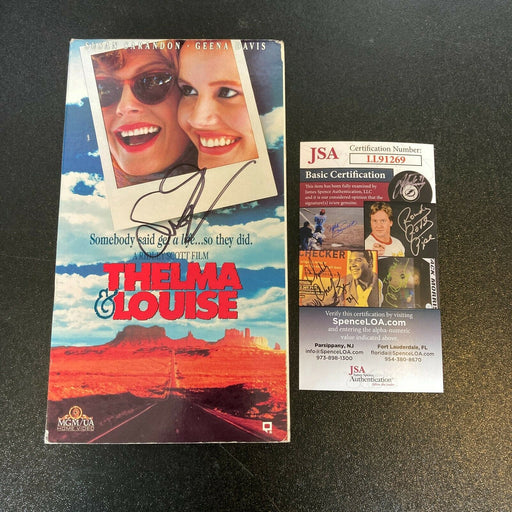 Susan Sarandon Signed Thelma & Louise Original VHS Movie JSA COA