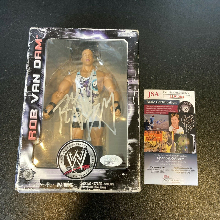 Rob Van Dam Signed WWE Wrestling Figure With JSA COA
