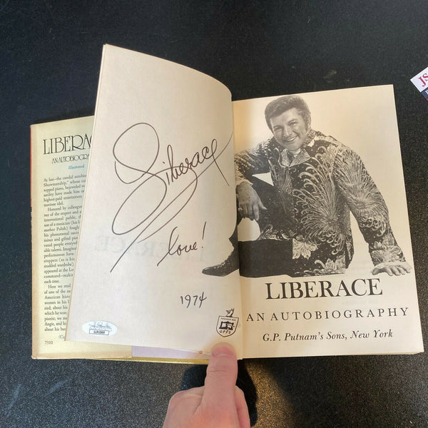 Liberace Signed Autographed Autobiography Book JSA COA