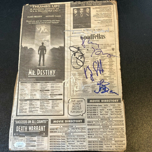 Joe Pesci Cast Signed Autographed Original Goodfellas Display With JSA COA