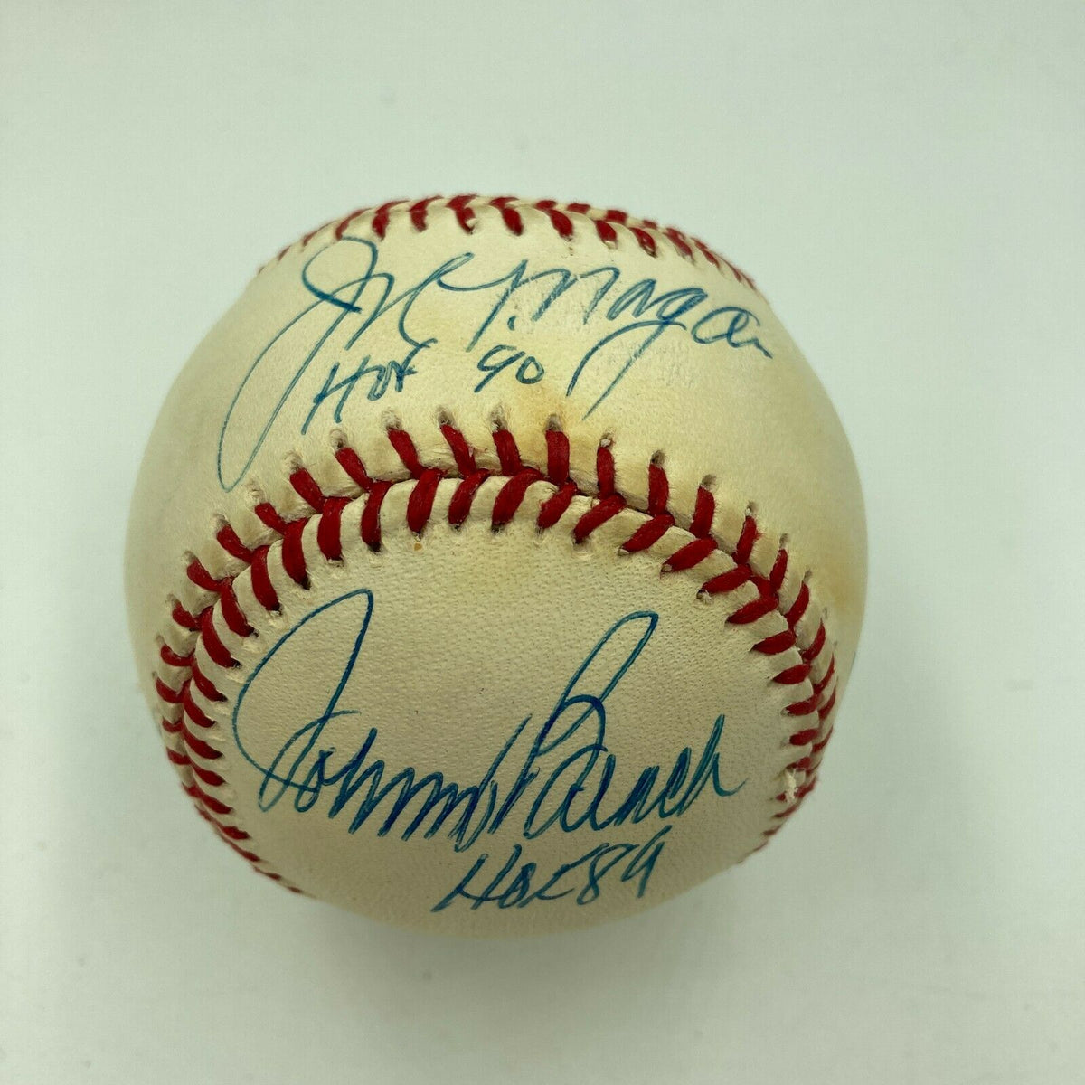 Joe Morgan autographed Baseball inscribed HOF 90