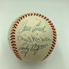 300 Win Club Signed Baseball Nolan Ryan Tom Seaver Warren Spahn 8 Sigs JSA COA