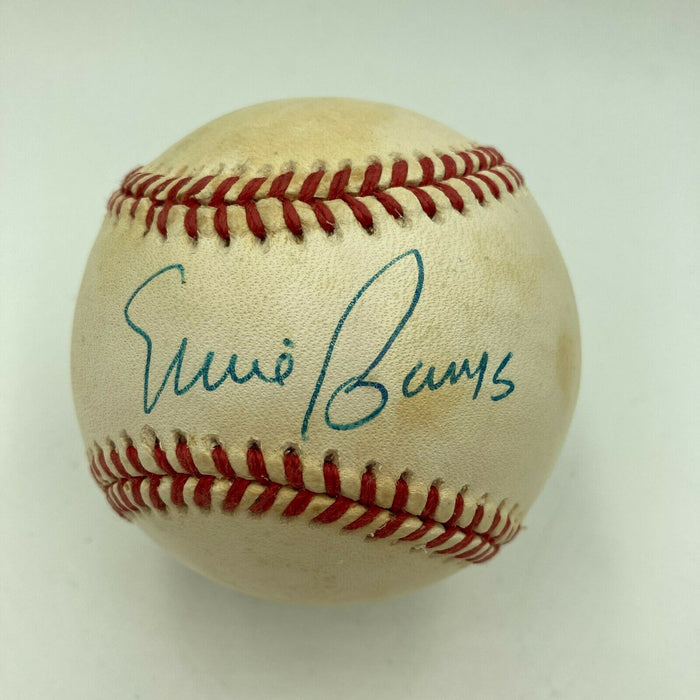 Ernie Banks Signed Autographed Official National League Baseball JSA COA