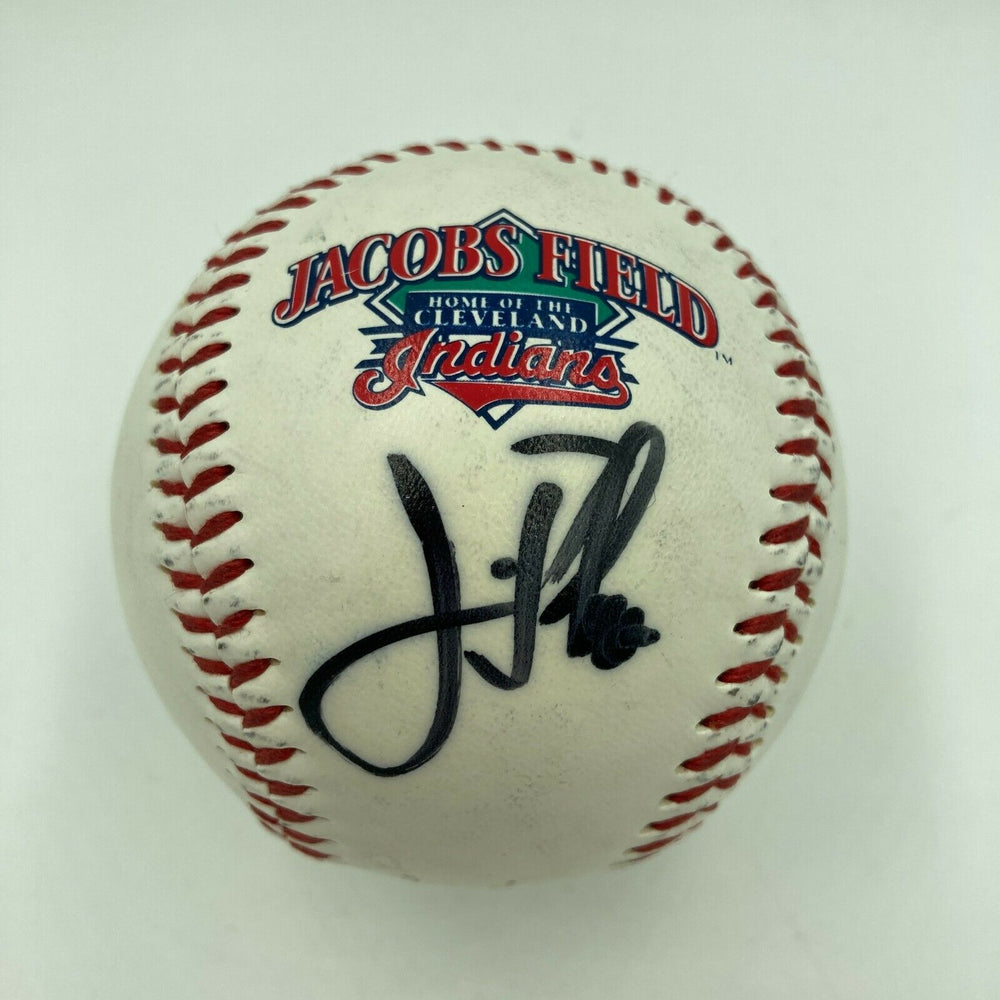 Jim Thome Signed Jacobs Field Cleveland Indians Baseball JSA COA