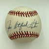 Jim Catfish Hunter Signed Autographed Official League Baseball JSA COA