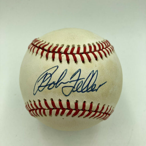 Bob Feller Signed Autographed Official American League Baseball JSA COA