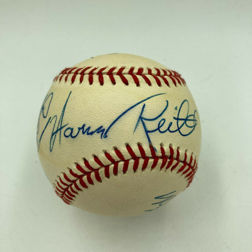 Johnny Depp, Harvey Keitel, Peter Boyle & Julie Brown Signed Baseball JSA COA