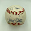 Yogi Berra Gary Carter Fisk Johnny Bench Catchers Signed Baseball JSA COA