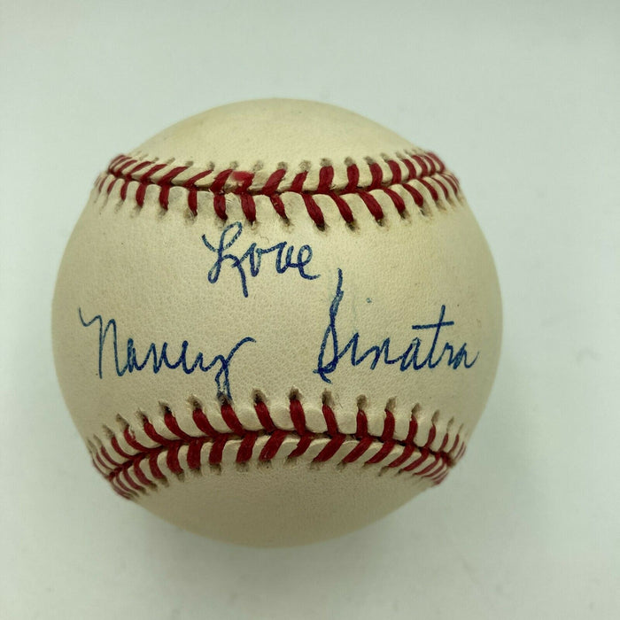 Nancy Sinatra (Wife Of Frank) Signed Autographed Baseball With JSA COA