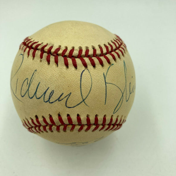 Richard Kline & Norman Fell Three's Company Signed Baseball JSA COA