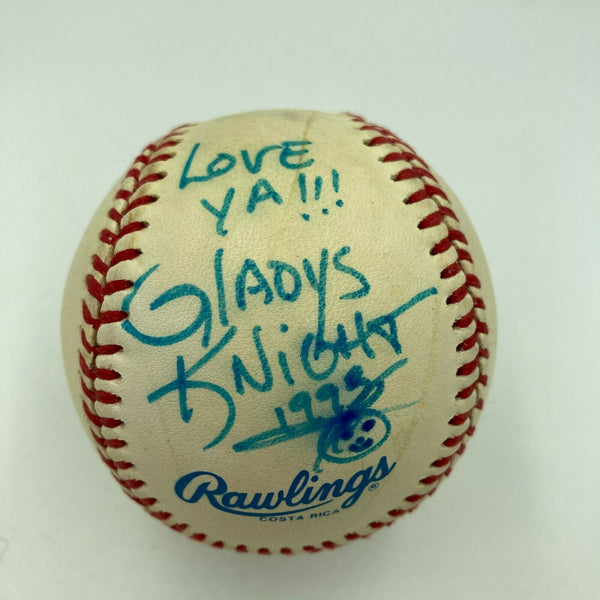 Gladys Knight Signed Autographed Baseball JSA COA