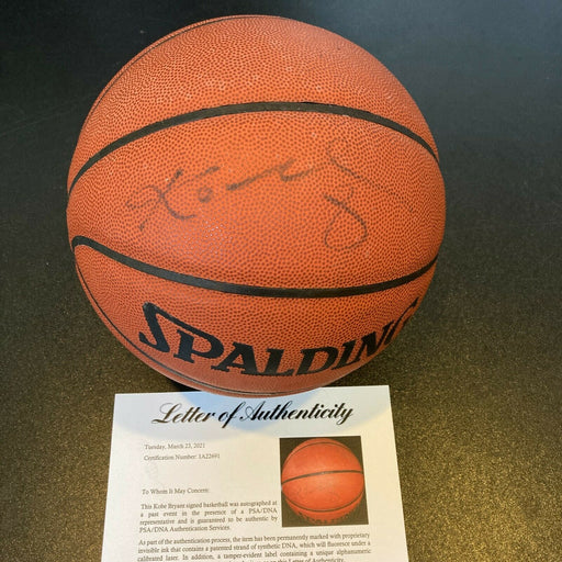 Kobe Bryant Rookie Signed Autographed Spalding NBA Basketball PSA DNA COA