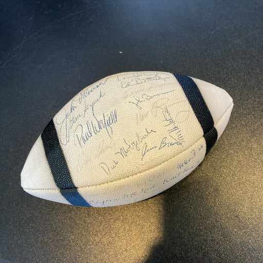 1950's Cleveland Browns Team Signed Wilson Football With Jim Brown
