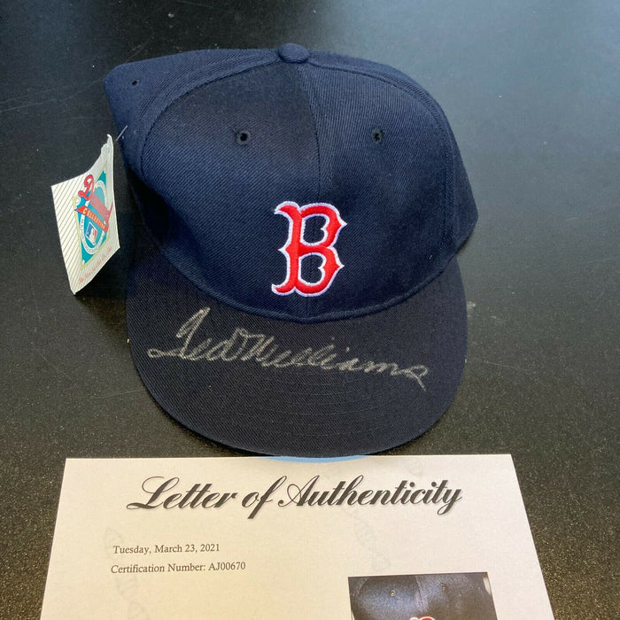 Ted Williams Signed Boston Red Sox Authentic Game Model Hat With PSA DNA COA