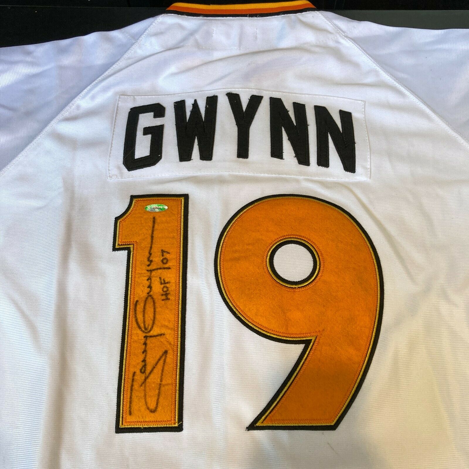 Tony Gwynn Autographed Jersey - 1984 SD Mitchell & Ness inscribed