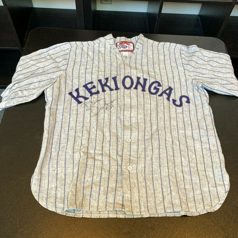 Fort Wayne Kekiongas Signed Authentic Jersey #31  First Win In Baseball History