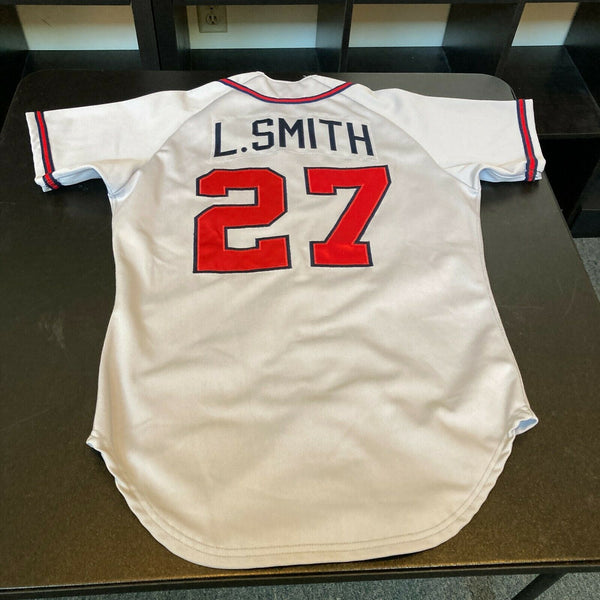 Lonnie Smith Authentic Game Used 1991 Atlanta Braves Jersey
