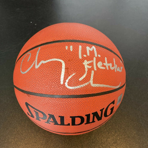 Chevy Chase Irwin M. "Fletch" Fletcher Signed Spalding NBA Basketball JSA COA