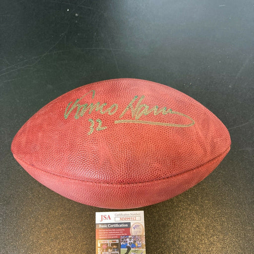 Franco Harris Signed Autographed Wilson Official NFL Football With JSA COA