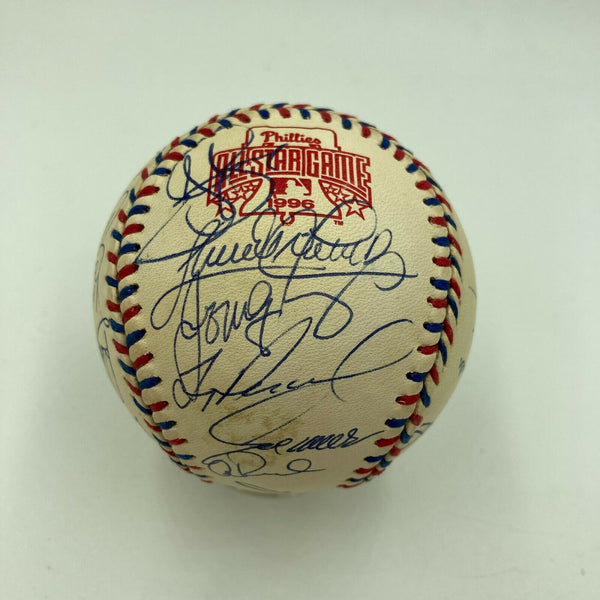 1996 All Star Game Team Signed Baseball Cal Ripken Jr. & Mark Mcgwire