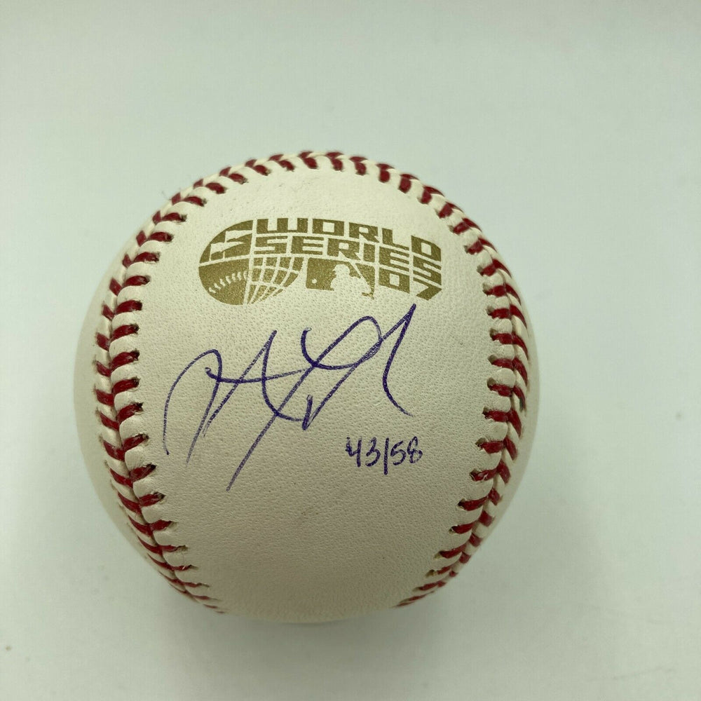 Jonathan Papelbon Signed Boston Red Sox MLB Baseball 07 WS Champs BAS