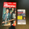 James Belushi Signed The Principal VHS Movie With JSA COA