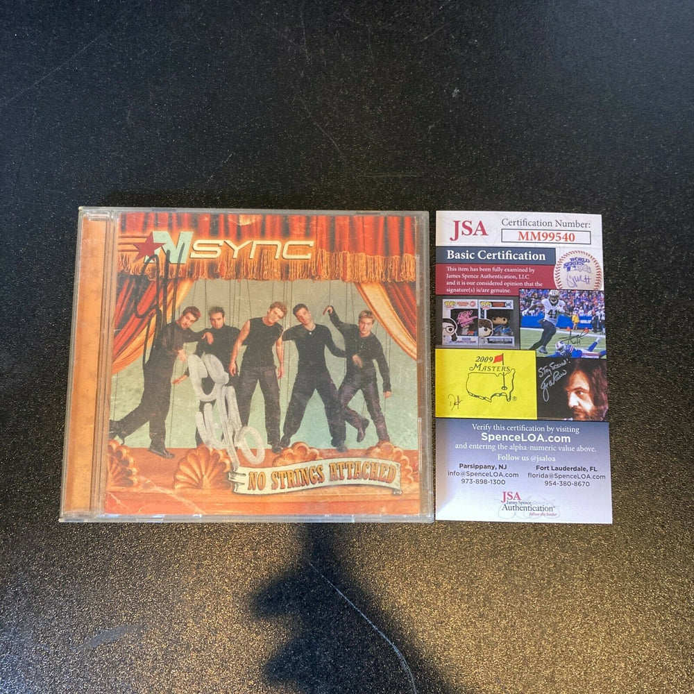 Joey Fatone & Chris Kirkpatrick Signed NSYNC Music CD With JSA COA